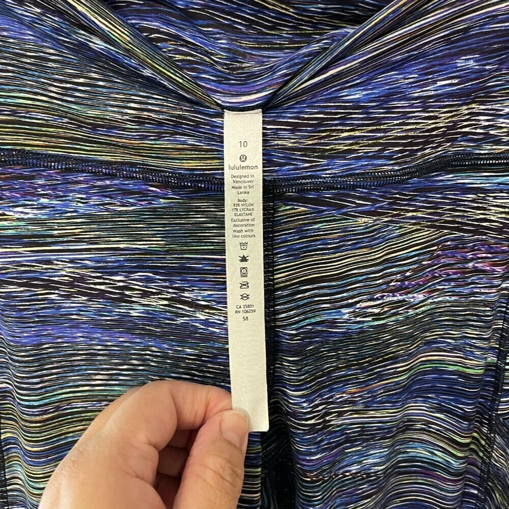 Lululemon Fast Free Pocket Leggings II 25" Non-Reflective Nulux Size 10 W5BXSS - Picture 4 of 11